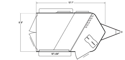 Sunlite 720 - Painted Aluminum Slant Load Horse Trailer Floor Plans