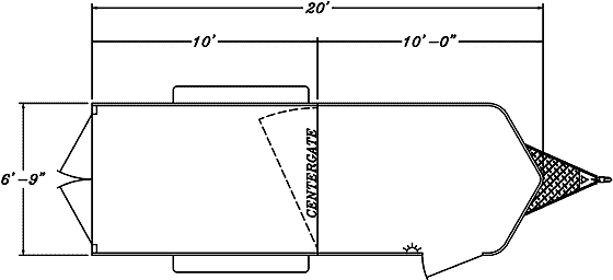 Bumper Pull Stock Trailers - Livestock Trailers by Sundowner Trailers - Floor Plan