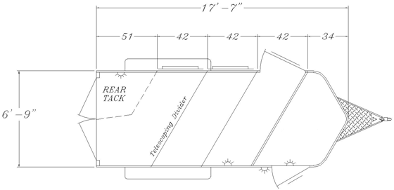 Sunlite 720 - Painted Aluminum Slant Load Horse Trailer Floor Plans