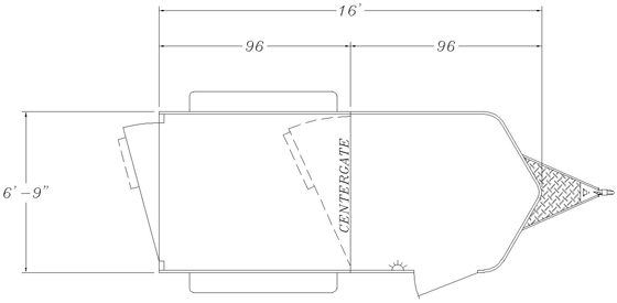 Bumper Pull Stock Trailers - Livestock Trailers by Sundowner Trailers - Floor Plan