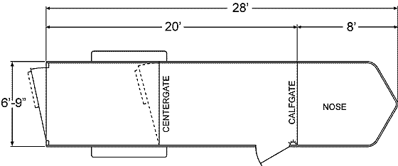 Gooseneck Livestock Trailers by Sundowner Trailers - ProStock Floor Plan