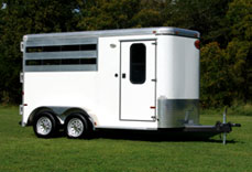 Stampede SL - Painted Aluminum Slant Load Horse Trailer