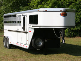 Stampede SL - Painted Aluminum Slant Load Gooseneck Horse Trailer